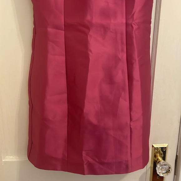 New Anthropologie Hutch Chesca Bow Taffeta Satin Mini Dress size XS - Picture 7 of 17